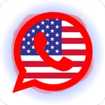 usa phone number android application logo